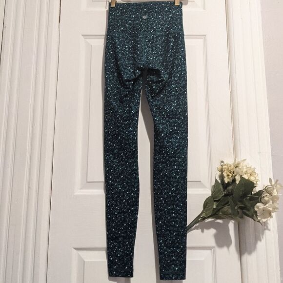 Lululemon Wunder Under Pants Mountain Peak Teal Leggings Size 4 - Picture 11 of 11